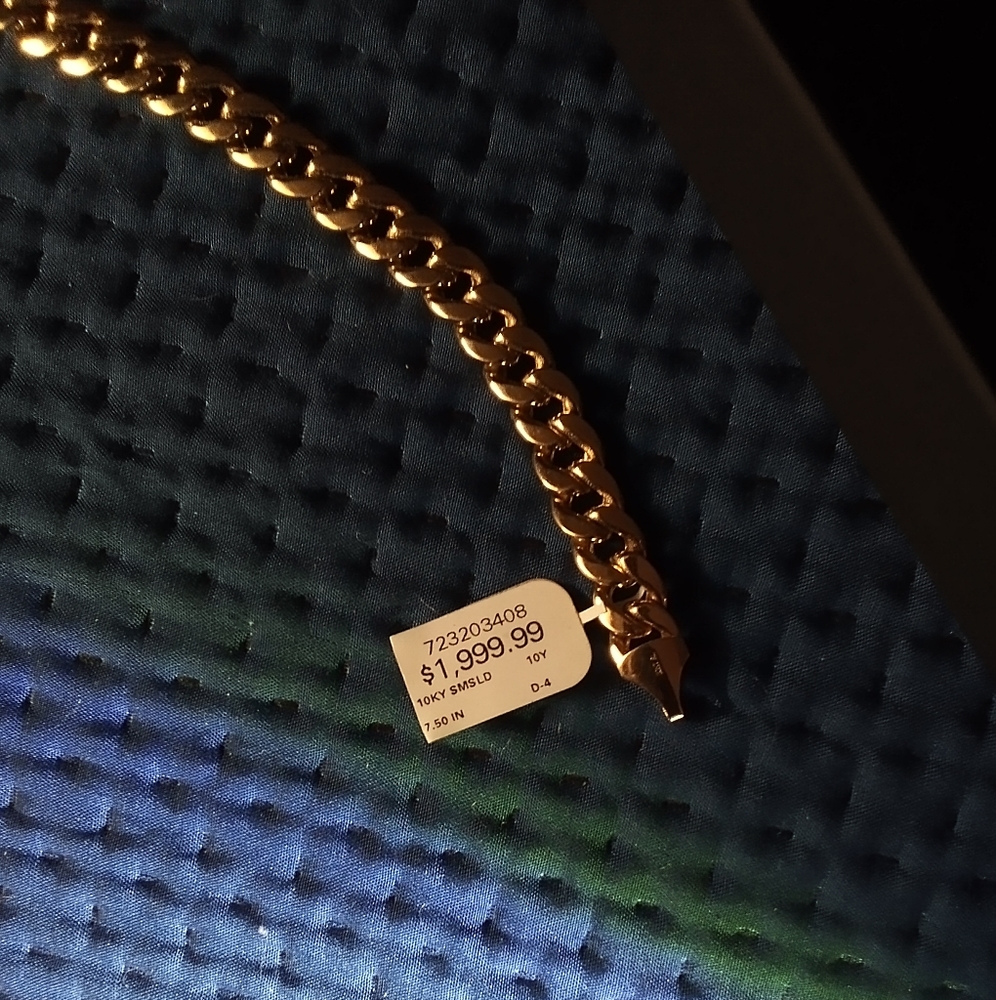 Cuban link 10KT bracelet